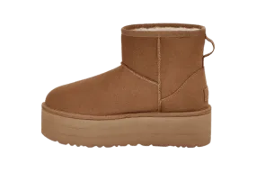 UGG CLASSIC MINI PLATFORM BOOT CHESTNUT (W) CHESTNUT (1134991CHE)